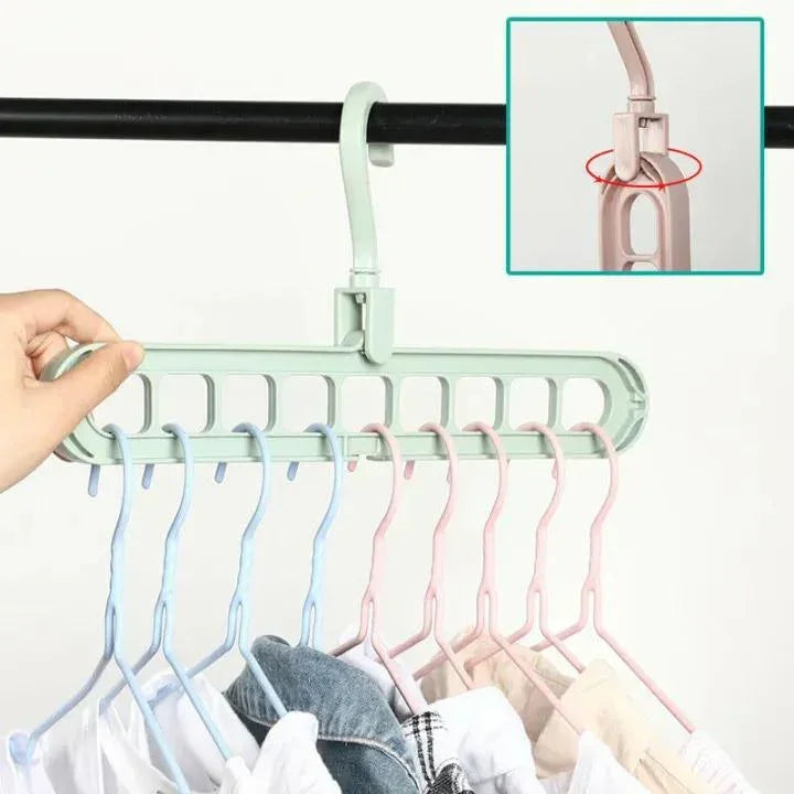 Multi - Port Cloth Hanger, 10 Pcs - Glow Mart