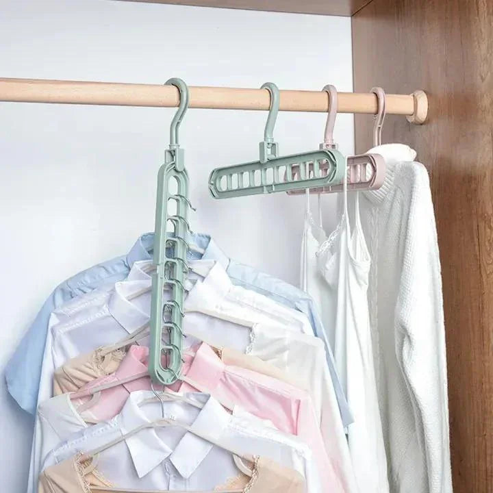 Multi - Port Cloth Hanger, 10 Pcs - Glow Mart