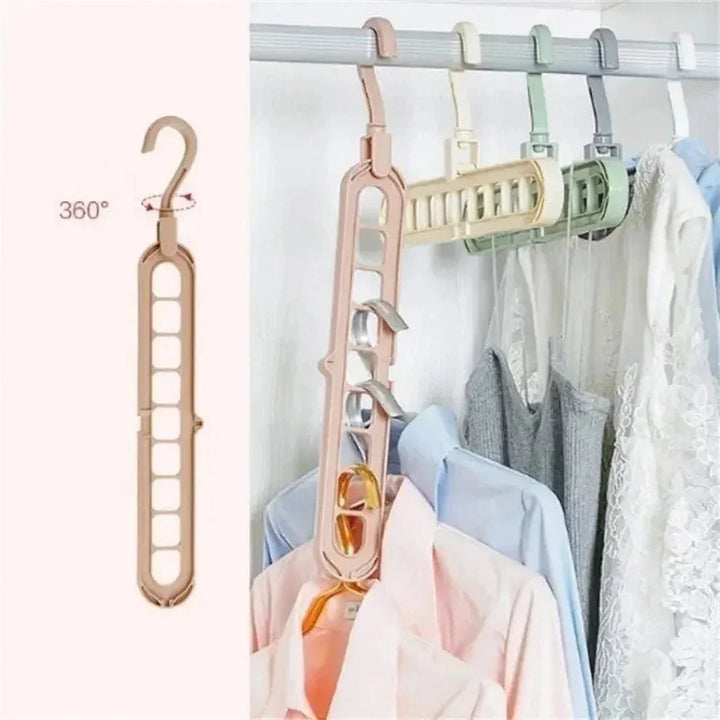 Multi - Port Cloth Hanger, 10 Pcs - Glow Mart