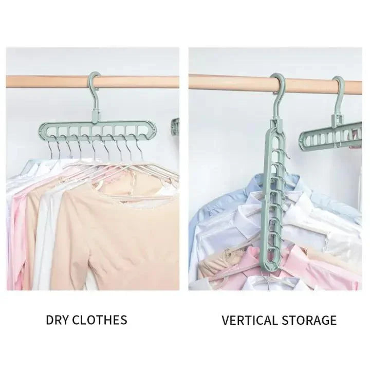 Multi - Port Cloth Hanger, 10 Pcs - Glow Mart